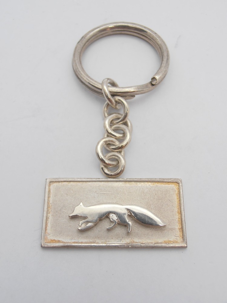 Fox: 925 Silver Keychain Symbol Cunning Cunning Intelligence