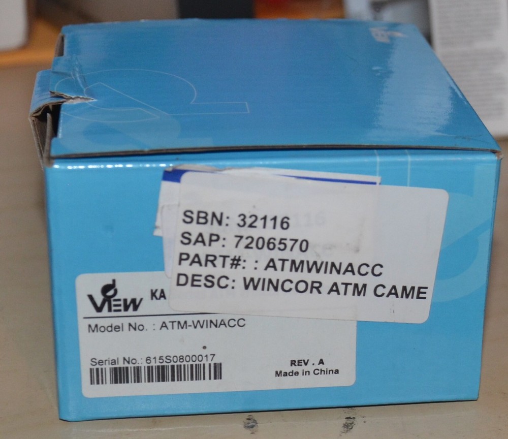 WINCOR VIEW ATM CAMERA BRACKET ADAPTER ATM-WINACC new