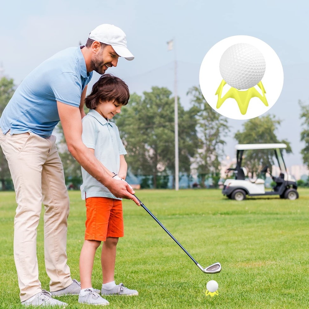 AIEX 20pcs Golf Tees, Plastic Simulator Tees Practice Training Mat...