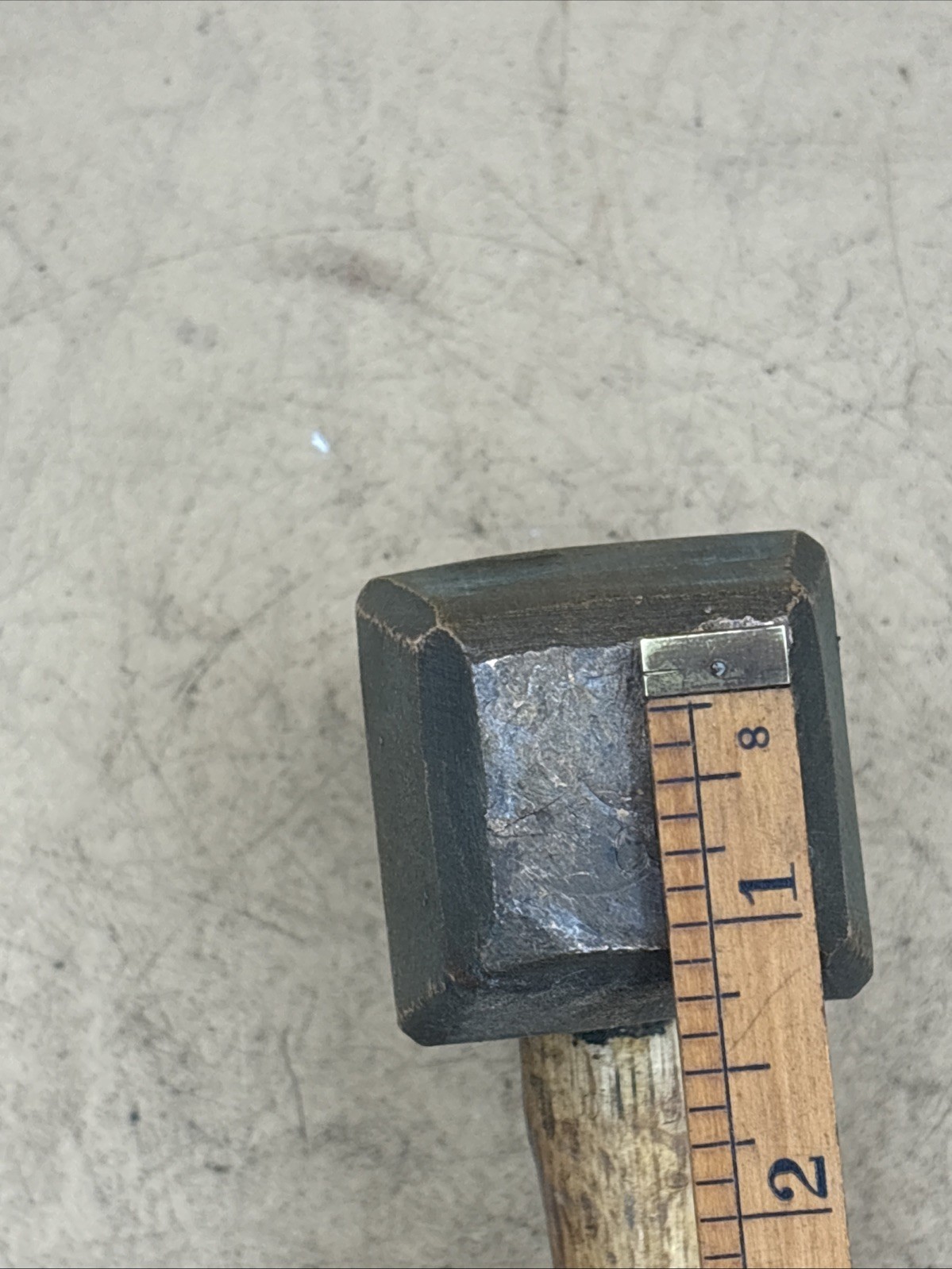 Vintage USA Brass Non-Spark Hammer 3.4 Lbs. Total Weight, #4 HOL-O-HED, SH Corp.