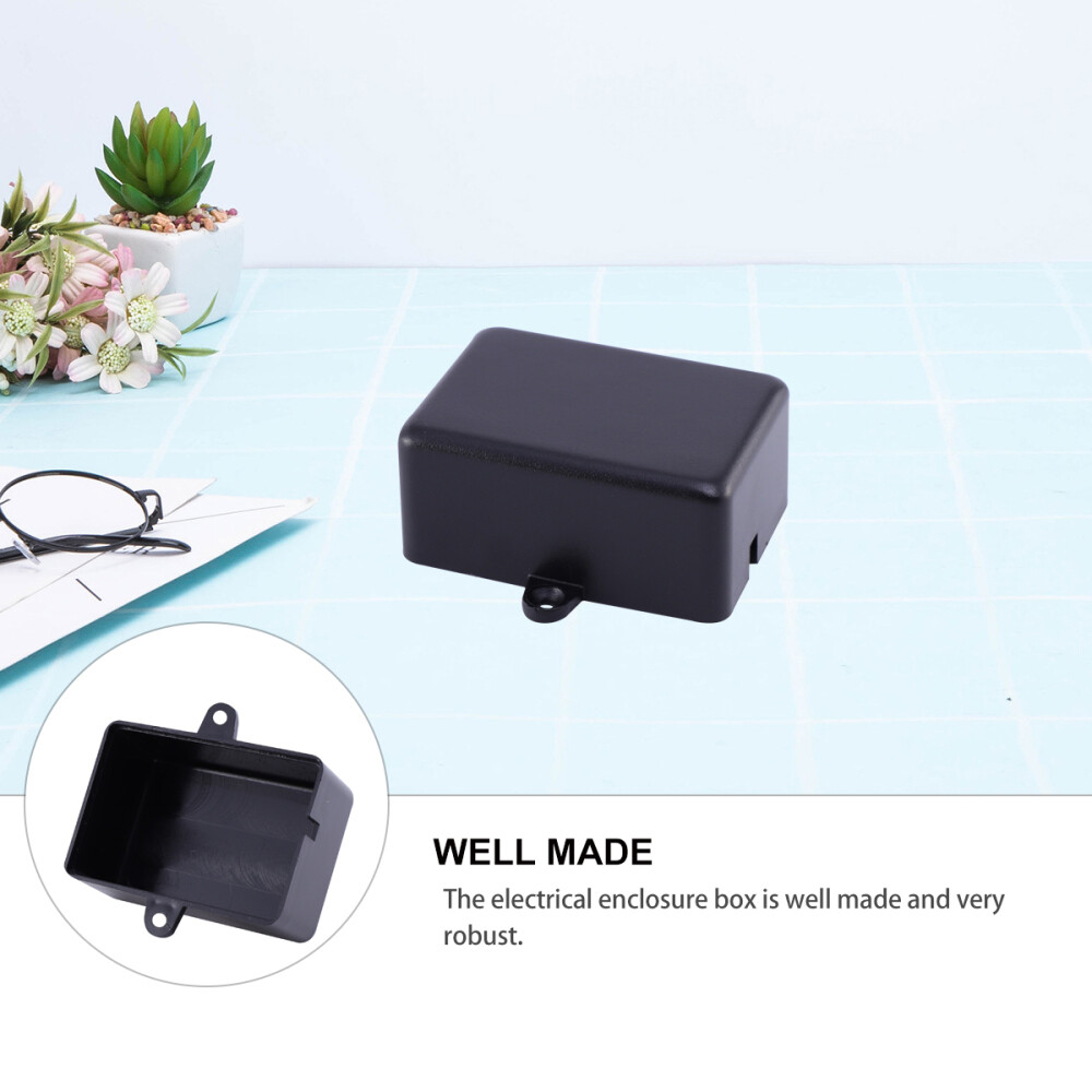 3 Pcs Small Project Box Enclosure Black Box Electronic Project Box