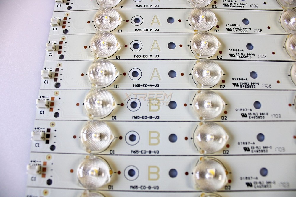 Vizio M65-E0 Complete LED Backlight Strip Set M65-E0-A-V3 M65-E0-B-V3