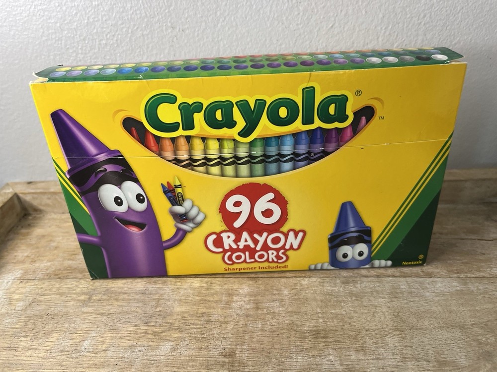 Crayola Crayons 96 Count Built In Sharpener