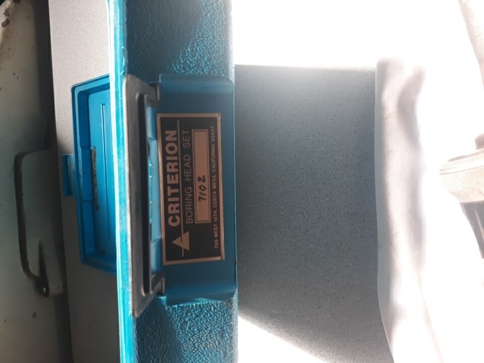 criterion boring head