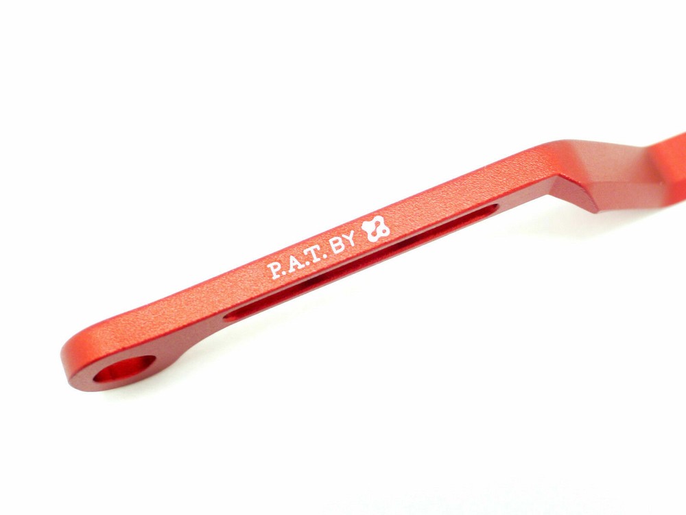 Lightweight Alloy CNC Finished Chain Drop Catcher -- Red