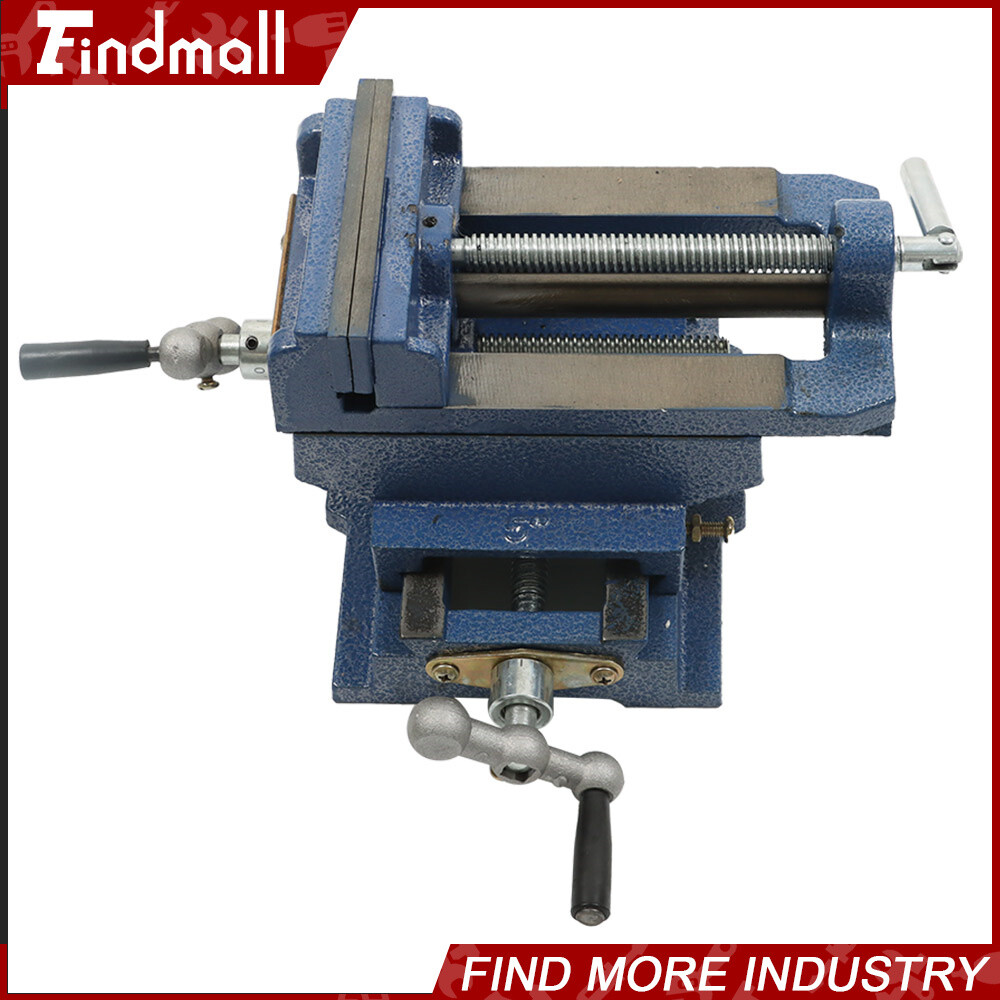 For Cross Slide Vise Drill Press Metal Milling 2 Way Heavy Duty Clamp Machine 5"