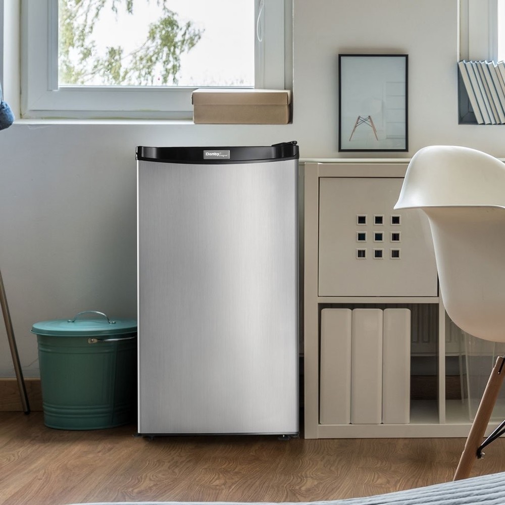Danby DCR032A2BSLDD 3.2 cu. ft. Compact Fridge Stainless Steel