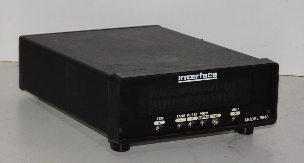Interface 9840 Digital Calibration Grade Multi Channel Load Cell Indicator Unit