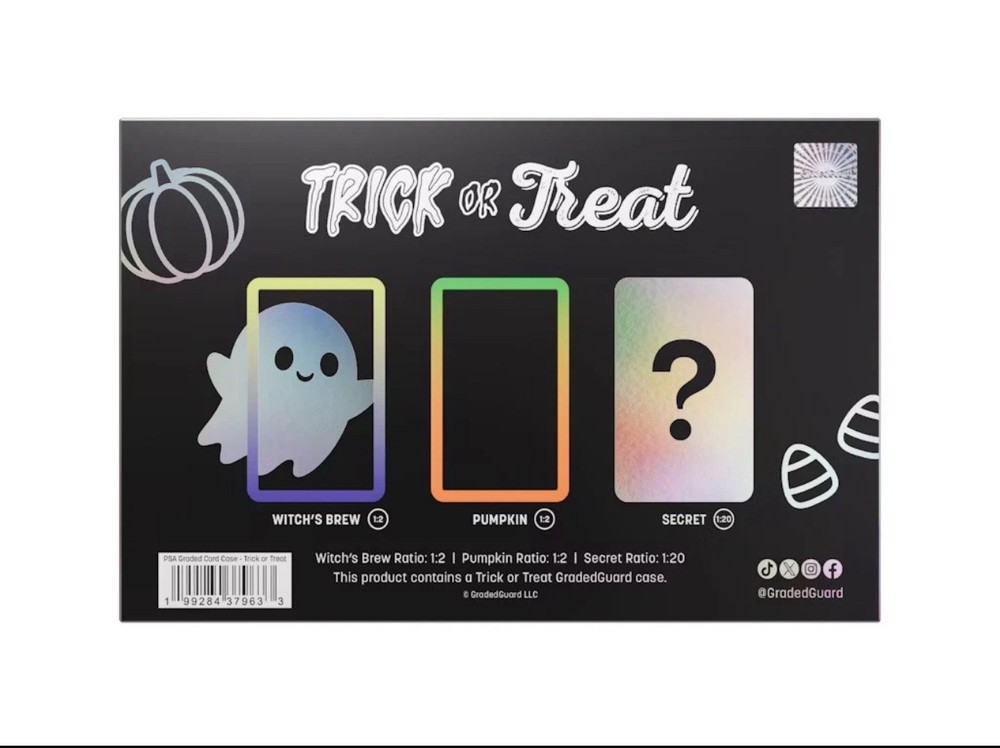 ✅GradedGuard Trick or Treat (PSA) Display Case (10 Boxes) In Hand