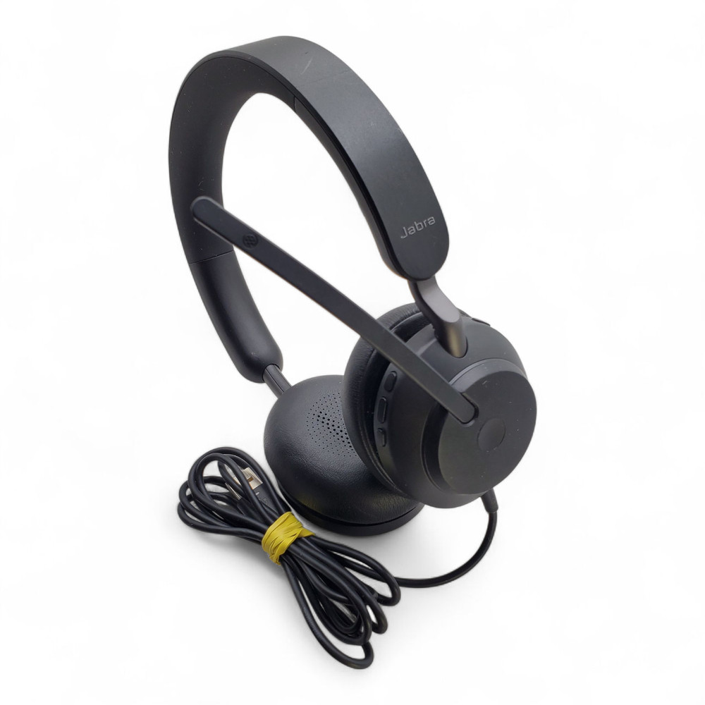 Jabra Evolve2 40 USB Wired Headset – Updated Firmware – Tested & Works
