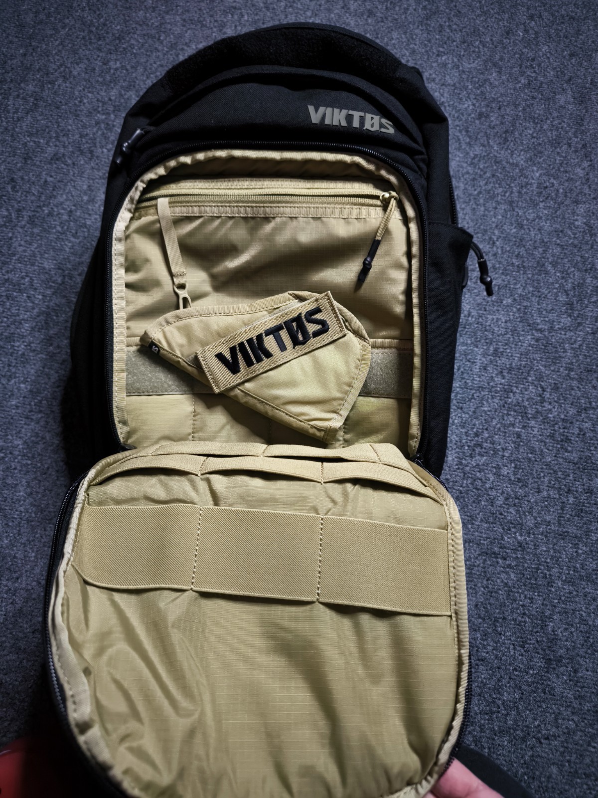 Unisex Viktos PERIMETER 25 Tactical Black Backpack