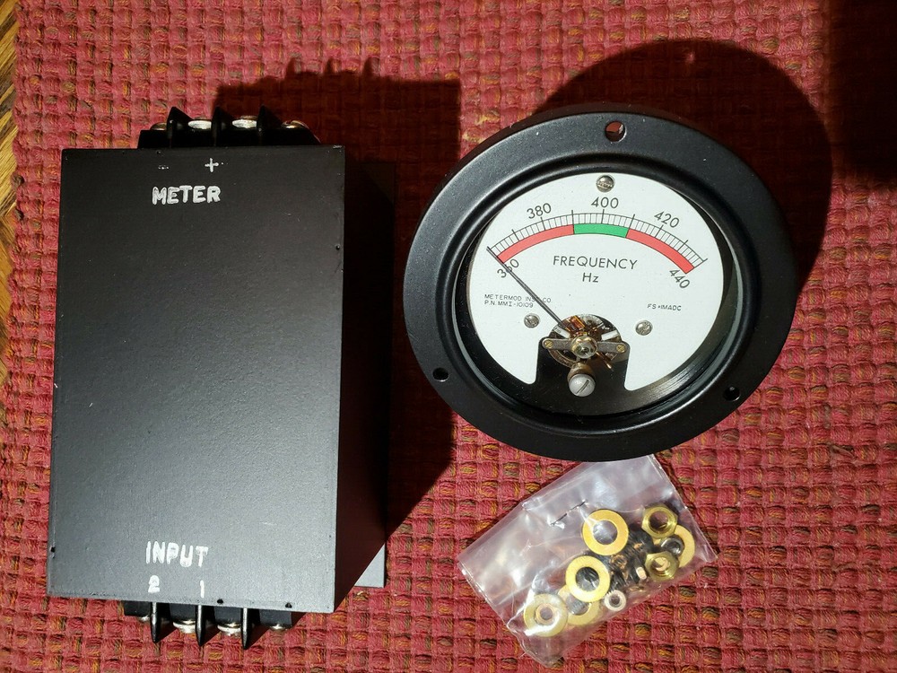 NEW !! ANALOG FREQUENCY GAUGE by METERMOD INST CO.