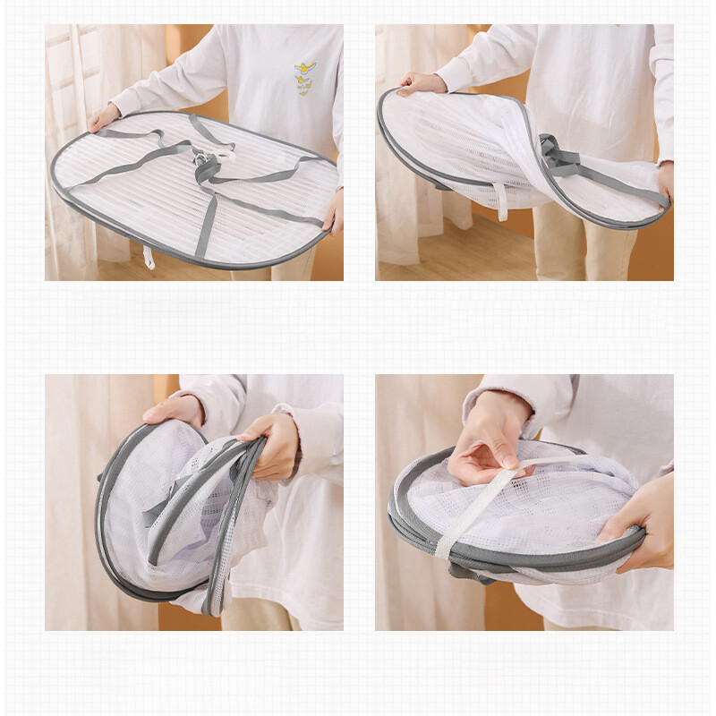 1-3 Layers Folding Drying Net Hanging Net for Vegetable and Fruit Herbs With Zip