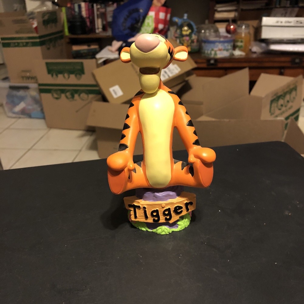 Disney Tigger Bobblehead Doll Hand-Painted 6"