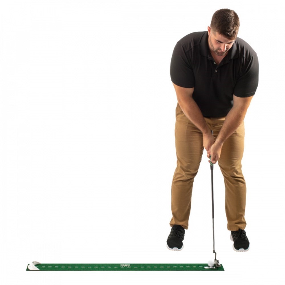 NEW Izzo Golf 4' x 4" Practice Putting Mat With Mirror