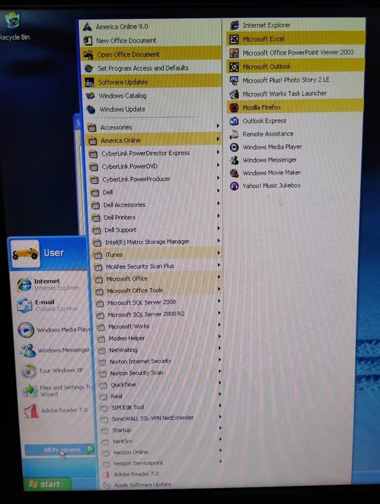Dell Dimension e520 Vintage Desktop Windows XP
