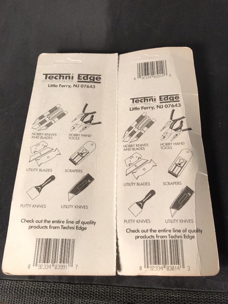 techni edge retractable utility knife combo pack 03-991/03-914