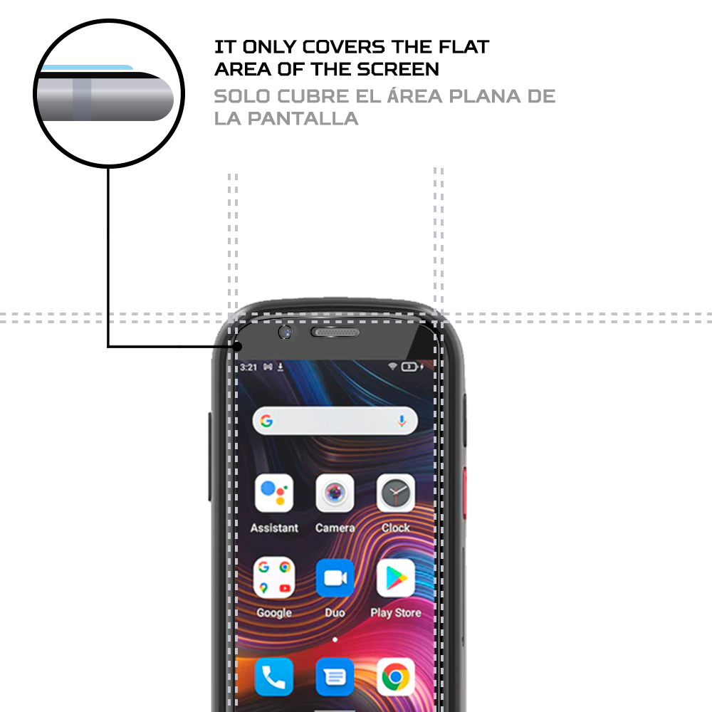 ANTISHOCK Screen protector for Unihertz Jelly 2E