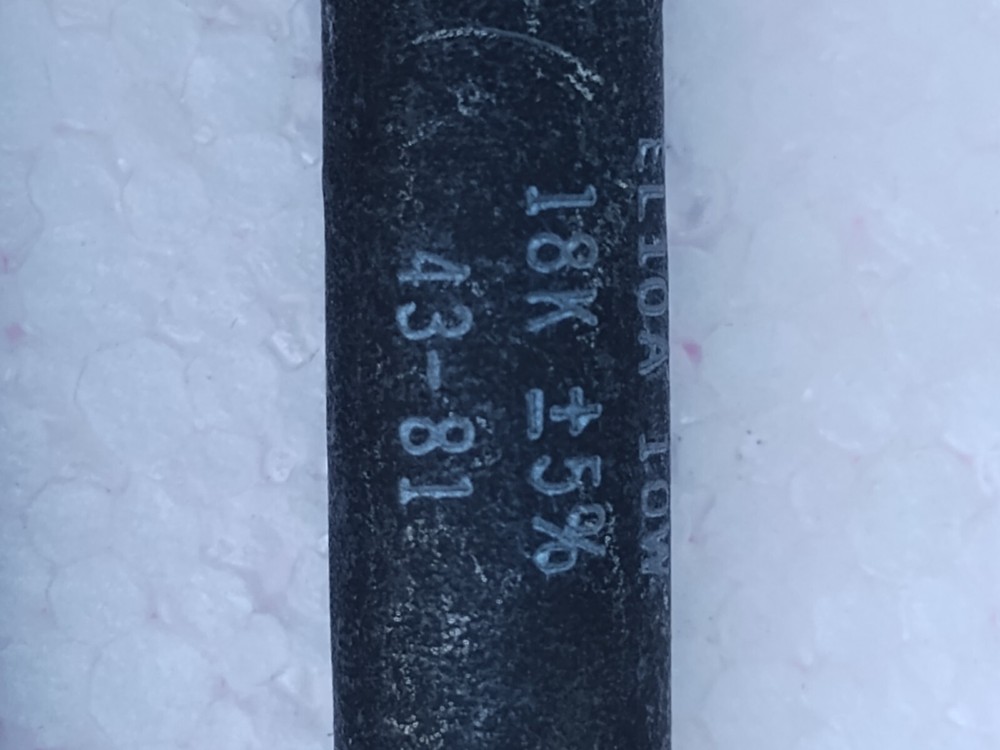 18k ohm 10 watt resistor Tel Labs Wire Wound (5) Quantity