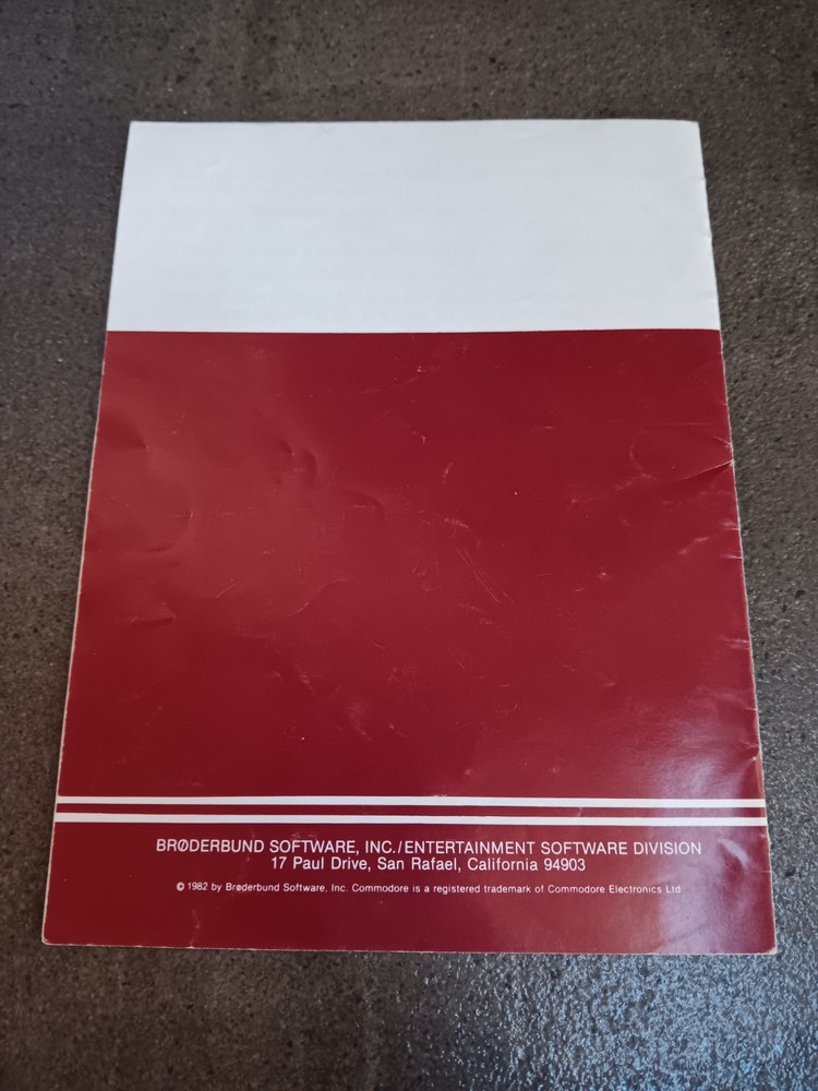 Commodore 64 Lode Runner Disk & Manual Only Computer Game Software Tested/Works