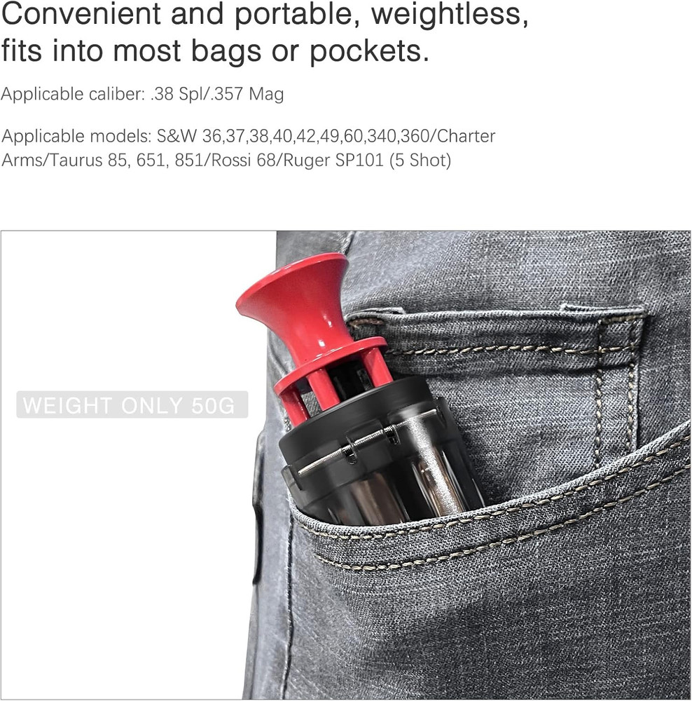 5 Shot Revolver Speed Loader