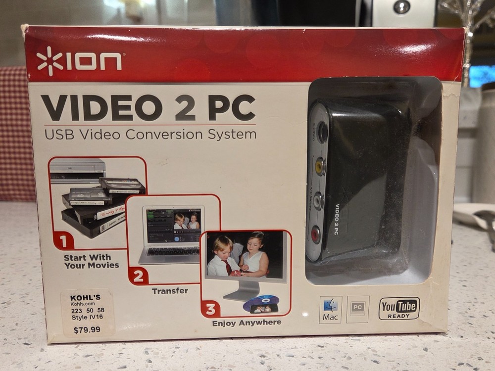 ION VIDEO 2 PC USB VIDEO CONVERSION SYSTEM