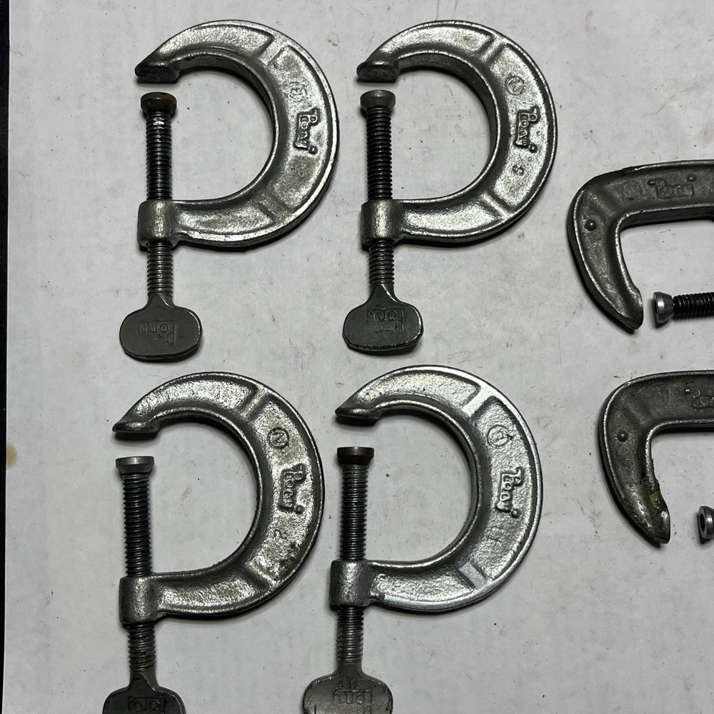 6 Pony C Clamps Used