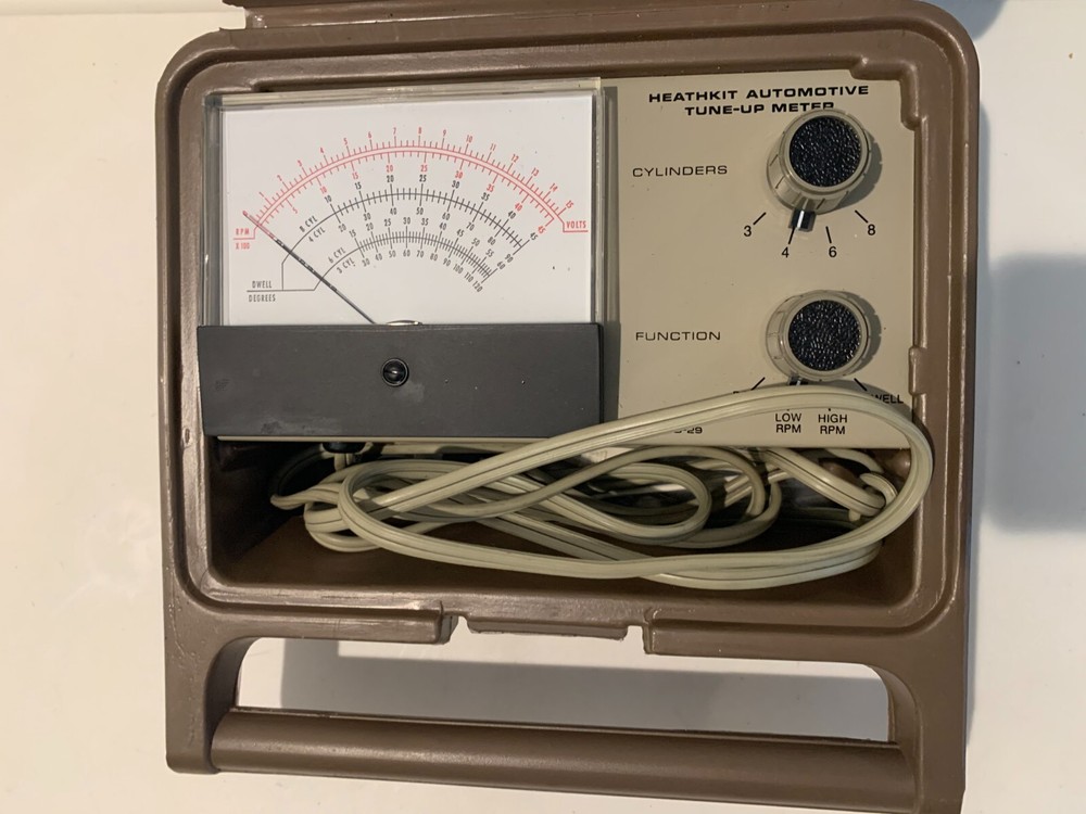 Vintage Heathkit model ID 29 in plastic carry case Untested