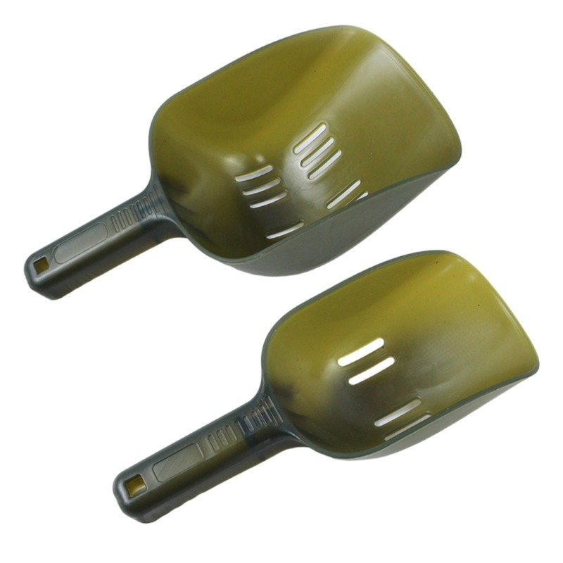 Baits Lure Feeder Spoon Casting Baits Shovel for Feeding Particles Throwing