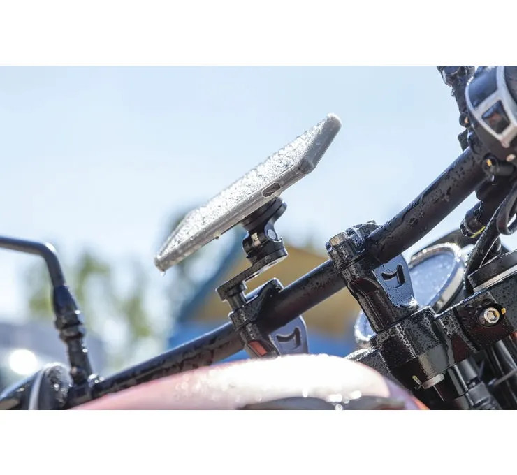 SP Connect Black Handlebar Riser Clamp Mount PRO Harley & Custom Application