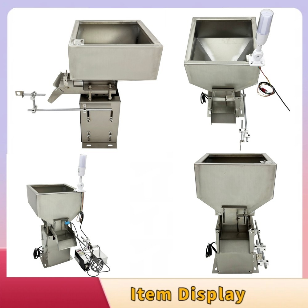 110V Automatic Vibrating Feeder Square Silo Industrial Vibratory Feeding Device