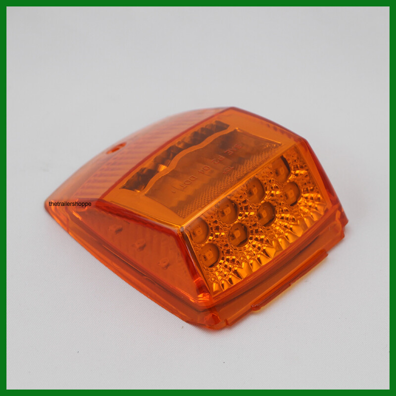 Replacement 17 Amber LED Square Cab Light 5 Piece Set
