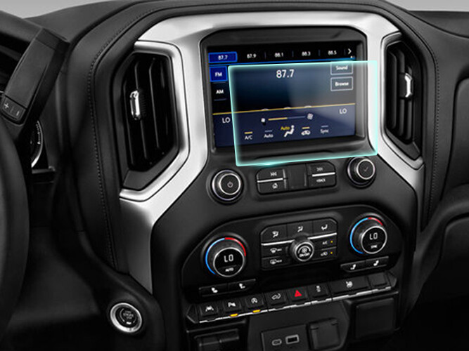 Crystal Clear Screen Protector for 2019 Chevrolet Silverado 8in Navigation