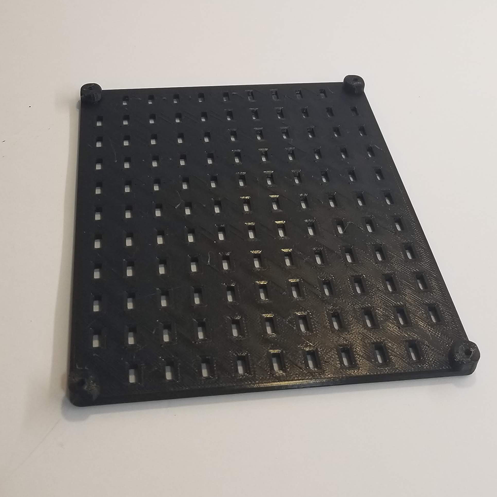 Wall Mountable Zip Tie Board / Holder - 3D Printed - Many Colors