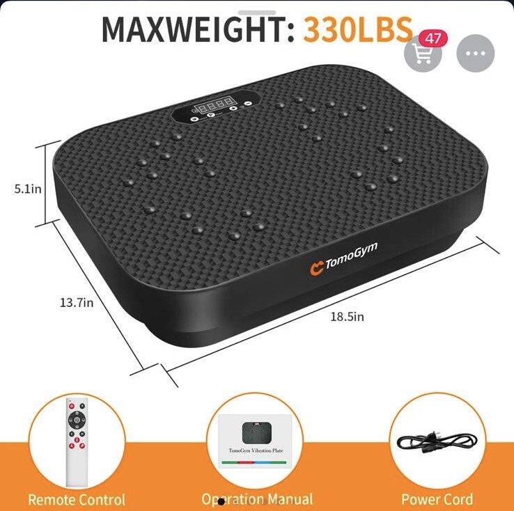 TomoGym vibration plate exercise machine