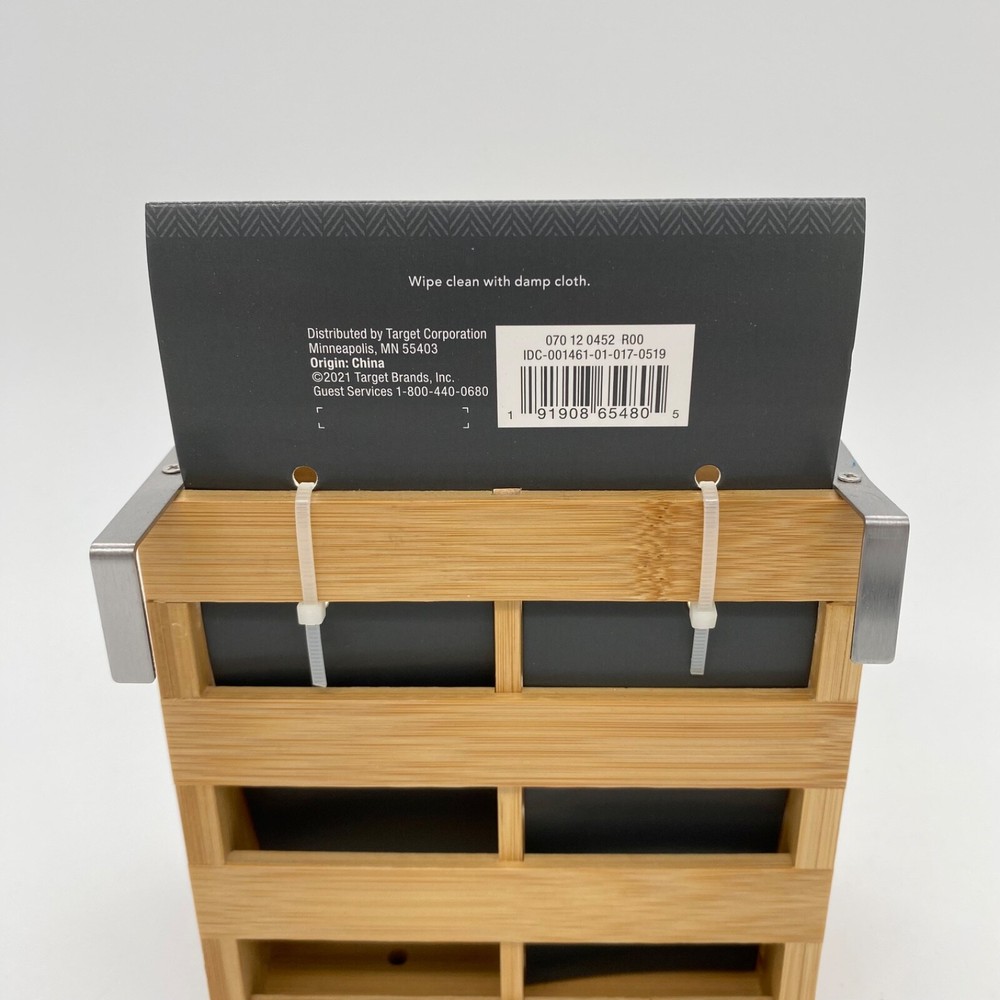 Threshold Bamboo Flatware Cup Compatible with Threshold Bamboo Drying Rack