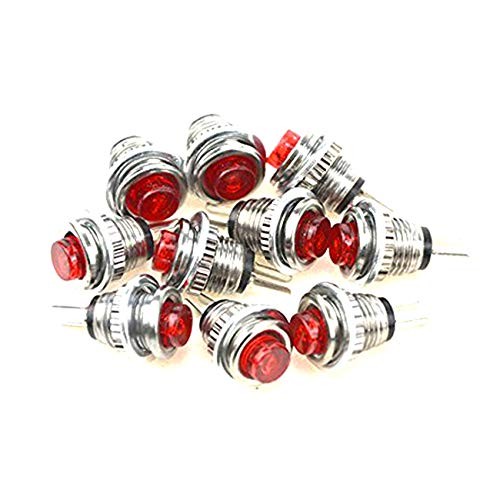 Momentary Push Button Switch, SPST 125V 1A, 2 Pin Panel Mount Mini Cap