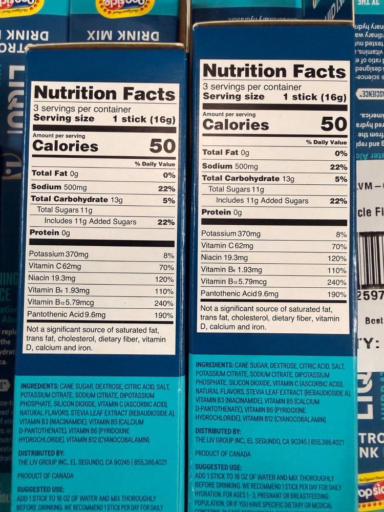 72 Packs Liquid IV Firecracker Popsicle Hydration Multiplier Electrolytes 03/27