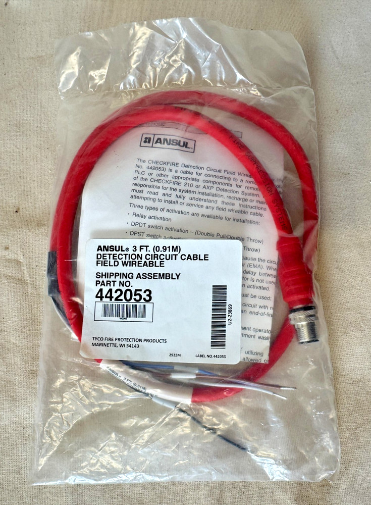 ANSUL 442043 Detection Circuit Cable Field Wireable