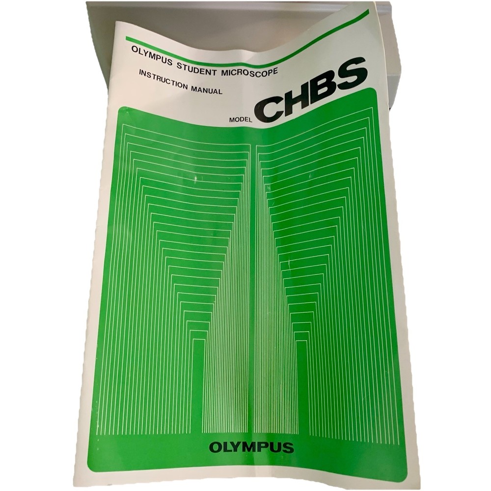 Olympus CHB-001 Model Microscope 4 Objectives w Manual Case Accessories EUC