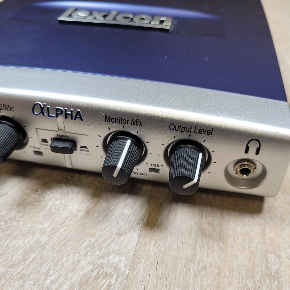 Lexicon Alpha Lexalpha Digital Recording USB Interface - TESTED