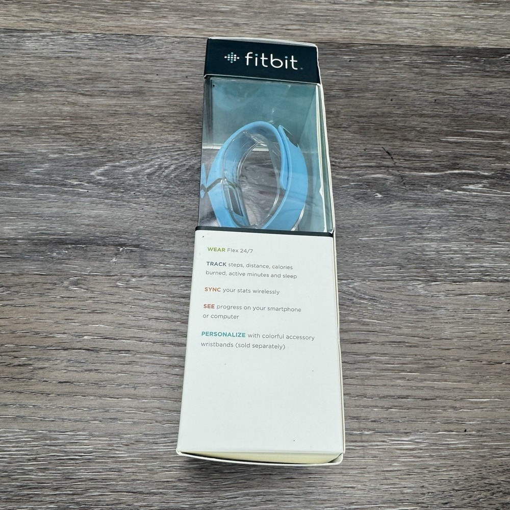 Fitbit Flex Activity Sleep Tracker Wristband Blue Color