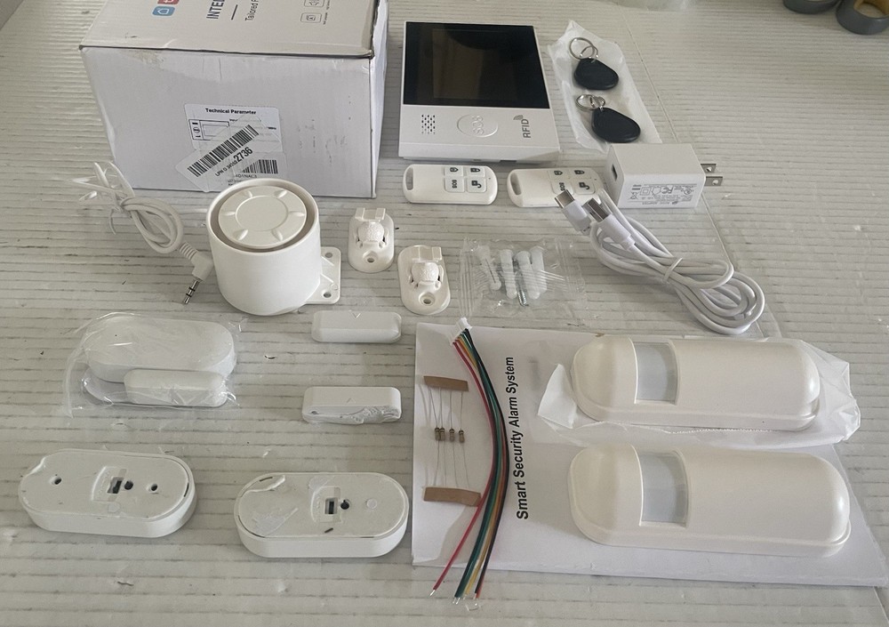 Wireless Smart Home Security Alarm System with RFID