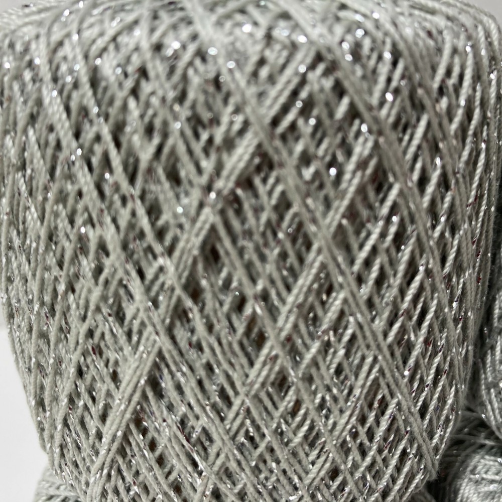 Aunt Lydia's Metallic Crochet Thread Size 10 Silver Silver 10 Spools
