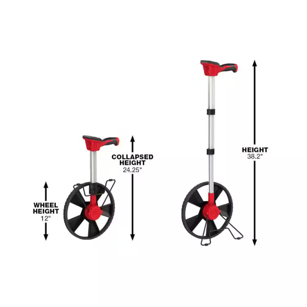 MILWAUKEE 12 In. Digital Measuring Wheel