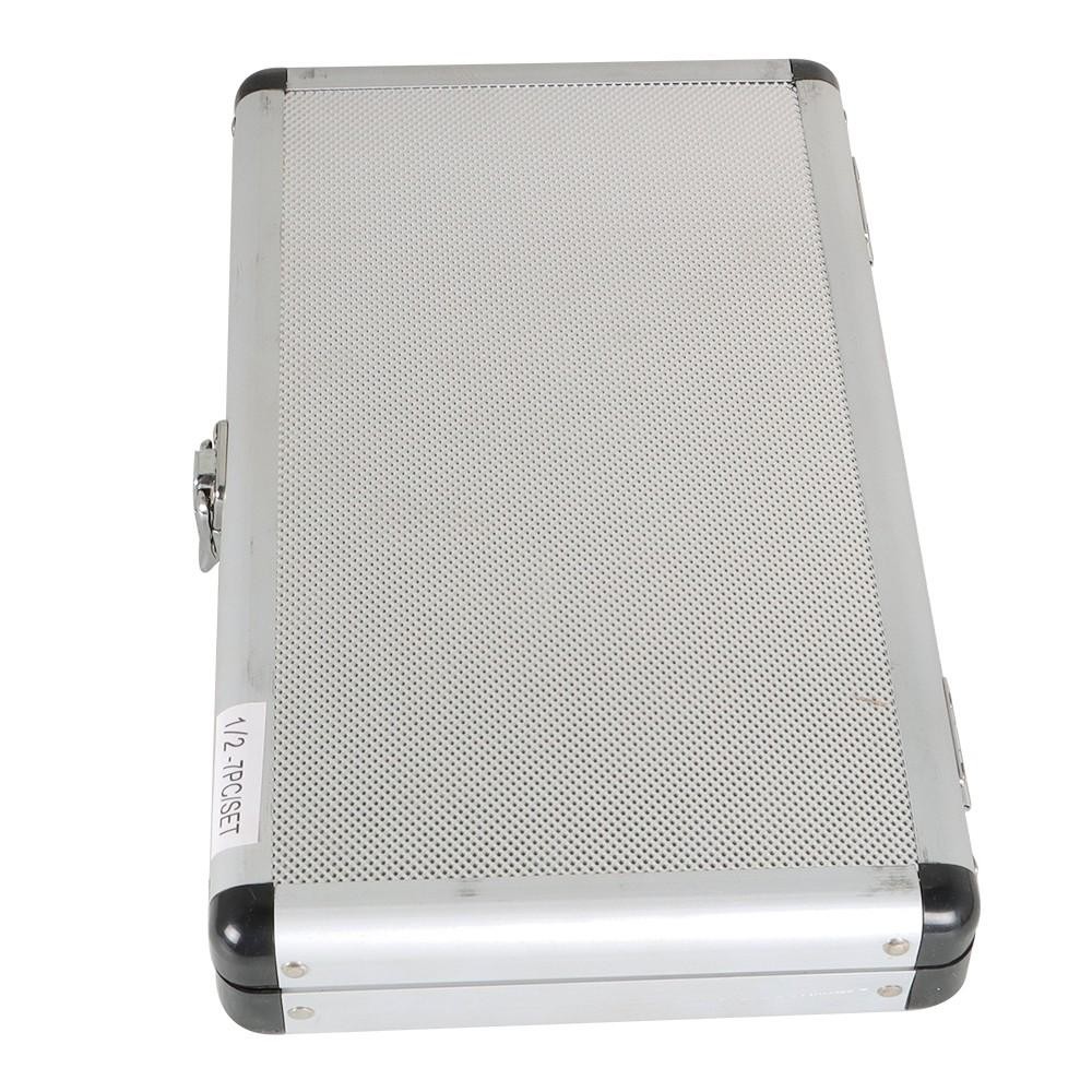 7Pcs Carbide Indexable Turning Tool 1/2" Lathe Tool Bit Thread Insert+Holder Kit