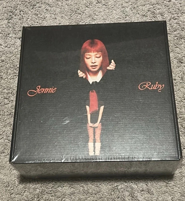 Blackpink Jennie Ruby D2C Exclusive Signed CD Box Set W/ Tee Size Small SEALED