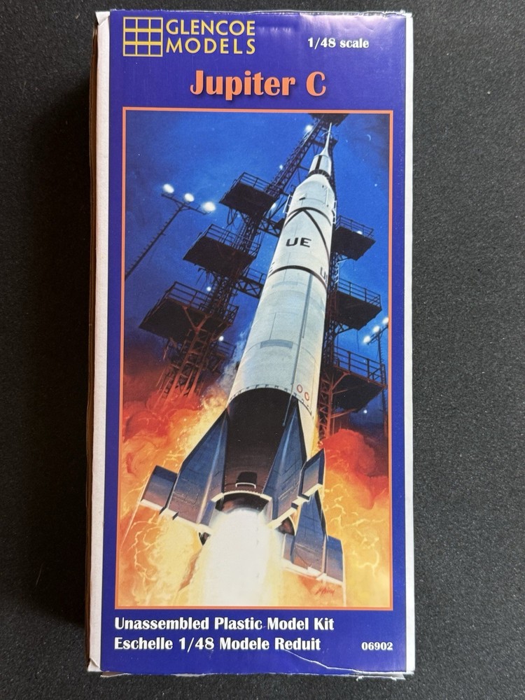 GLENCOE MODELS 1/48-scale JUPITER C Rocket Kit! New Opened Box