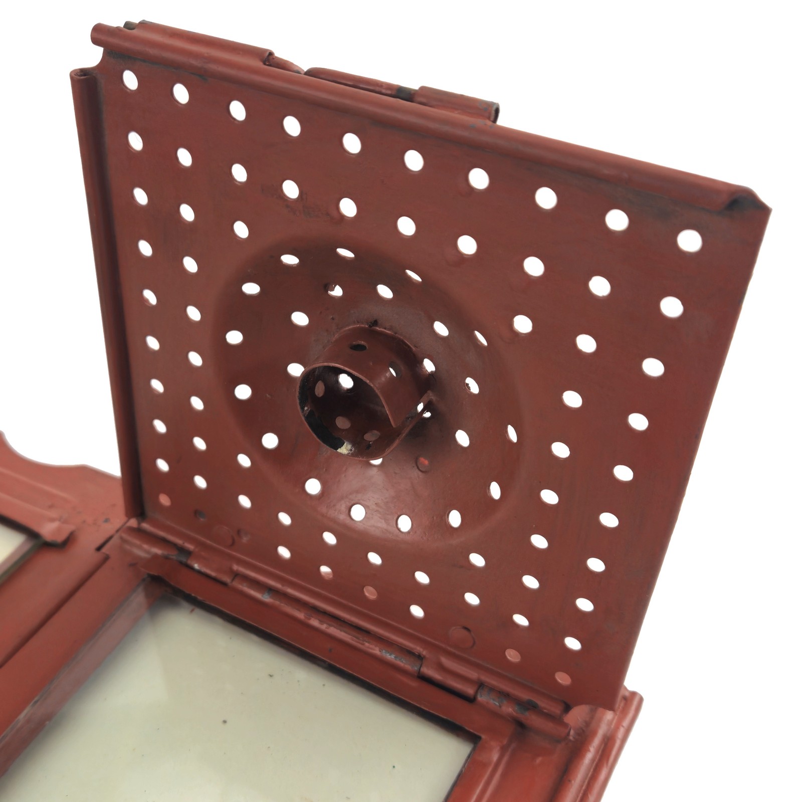 2 WWI TRENCH FOLDING CANDLE LANTERN LOT: 1914 HINKS & SON / 1915 G. POLKEY