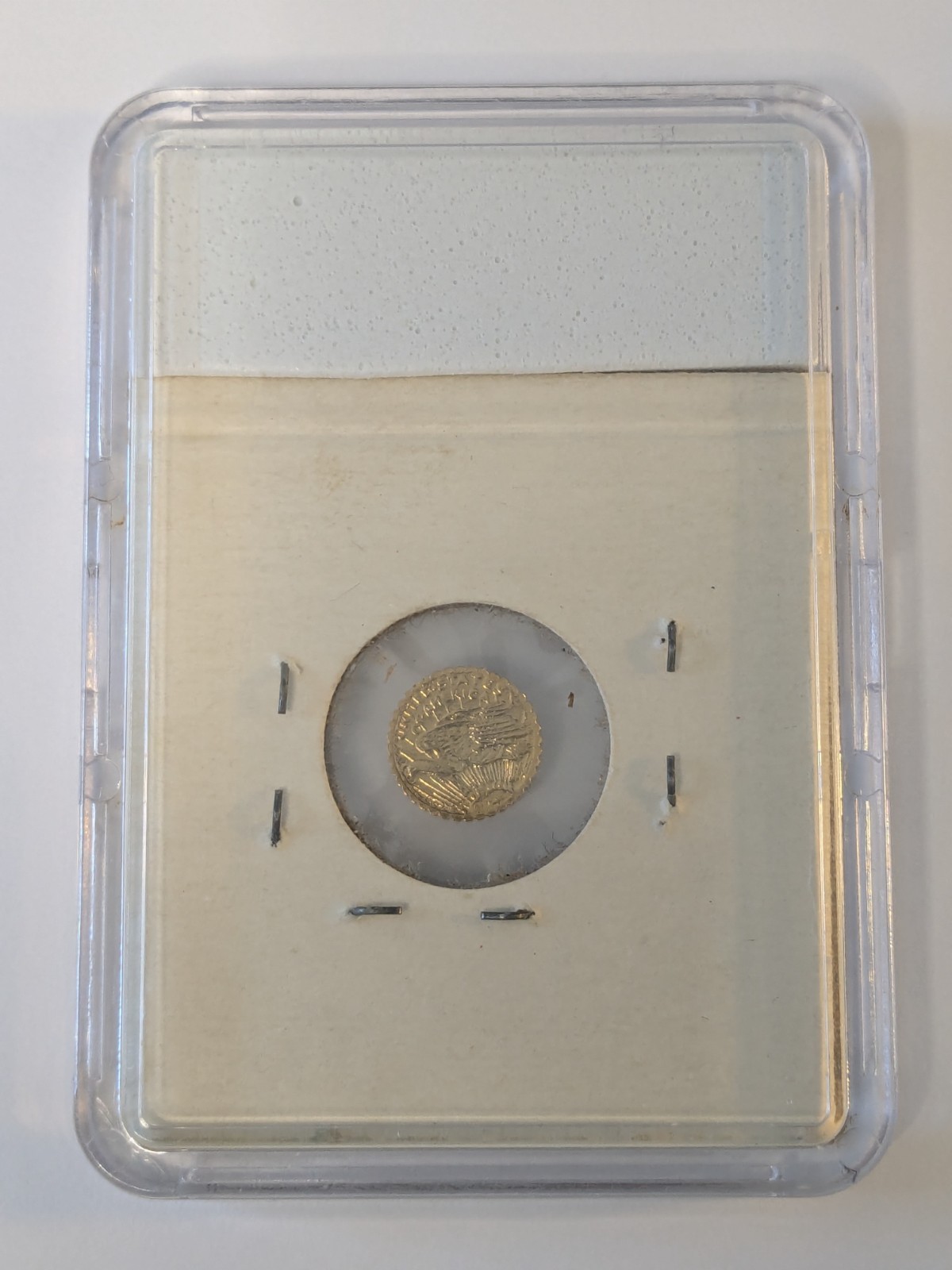 14 Karat Gold Plated Miniature $20 Gold Piece by Mini Mint